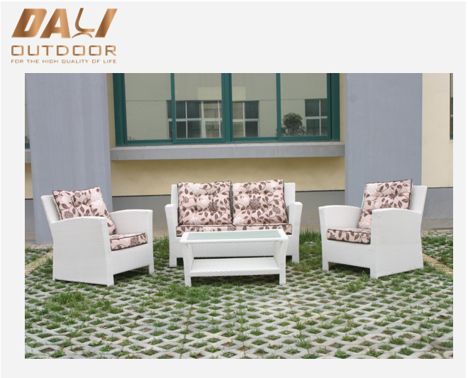 Velit Rattan Patio Garden Wicker Sofa Set For Furniture