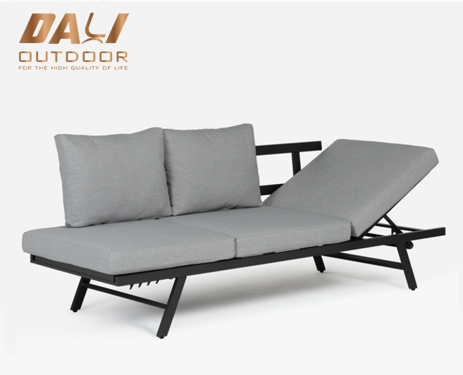 Aluminium functiones Outdoor fabulae cum cushionibus customised